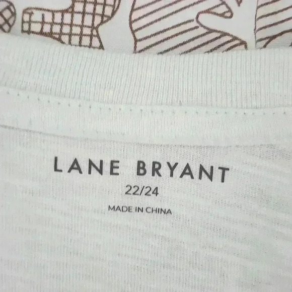 Lane Bryant Hello Winter Glitter Crewneck Long sleeve T shirt Women's 22/24 - Picture 4 of 7